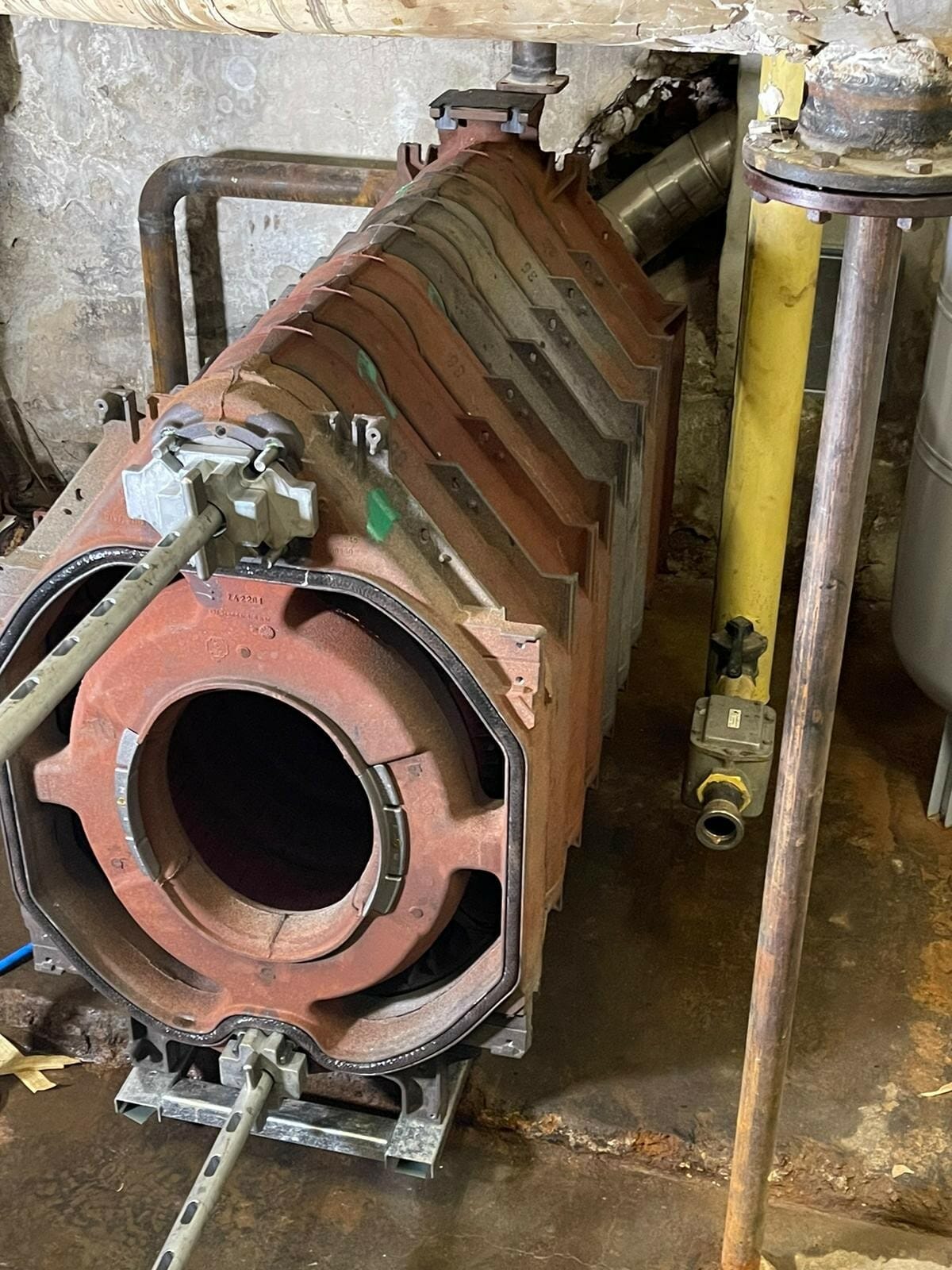 gas heizungstausch kessel nippeln handwerk 6